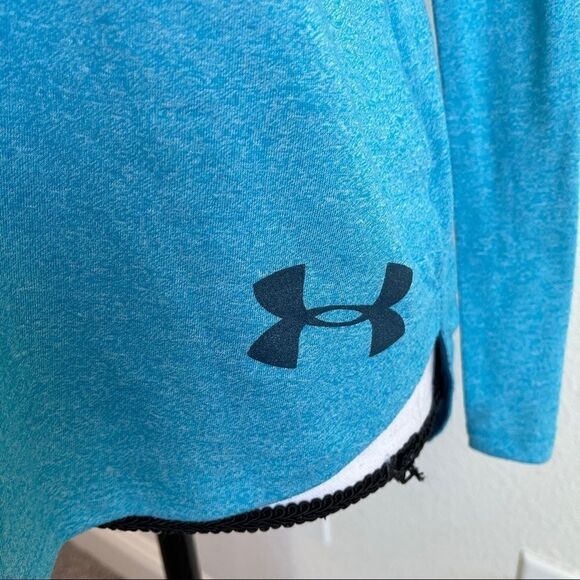 Under Armour Turquoise Pull on Hoodie Size S/M - Picture 2 of 7
